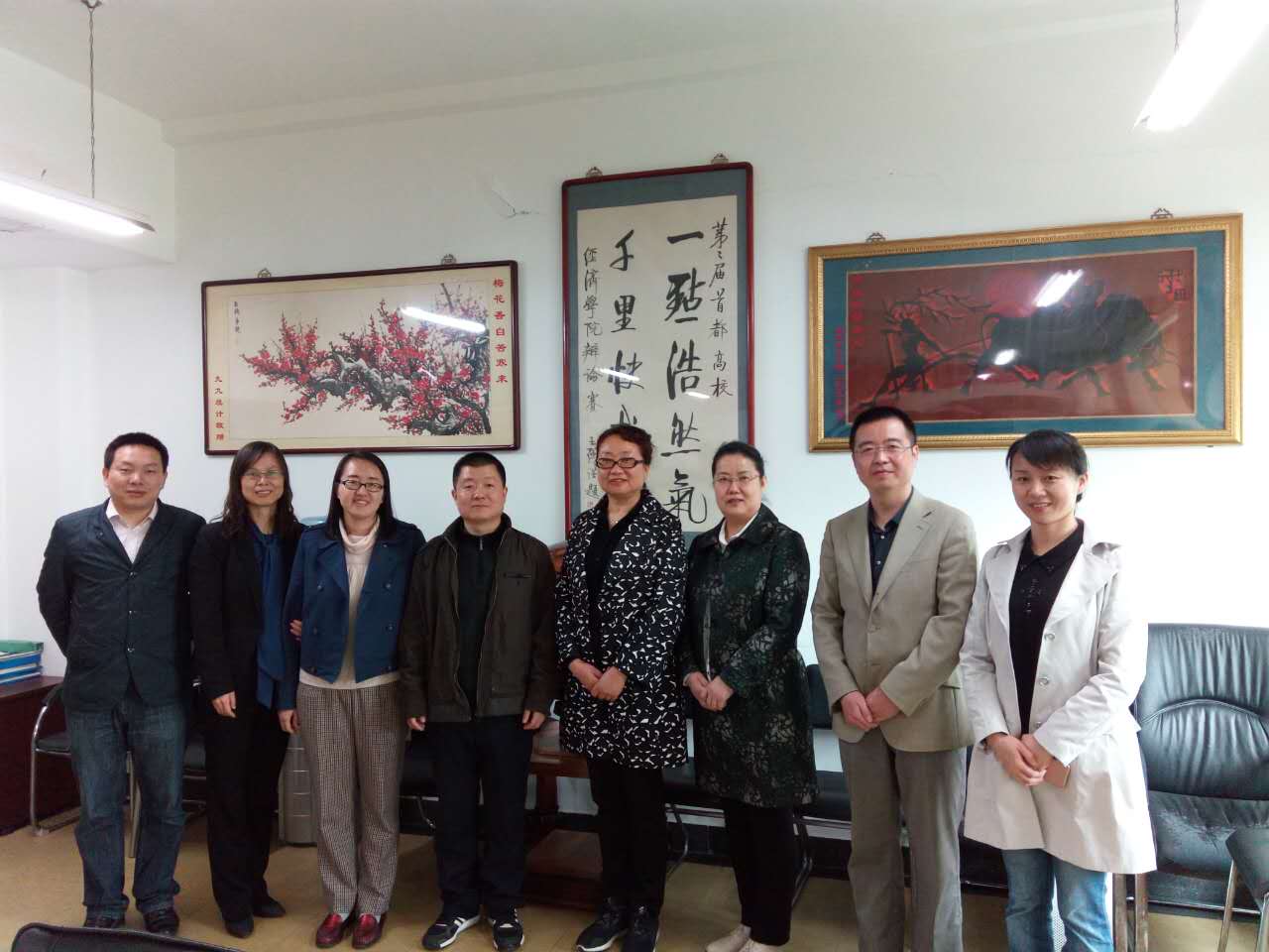 与会教师合影